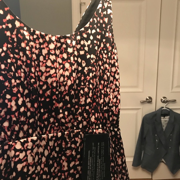 BCBG animal print black spaghetti strap dress - Picture 4 of 6